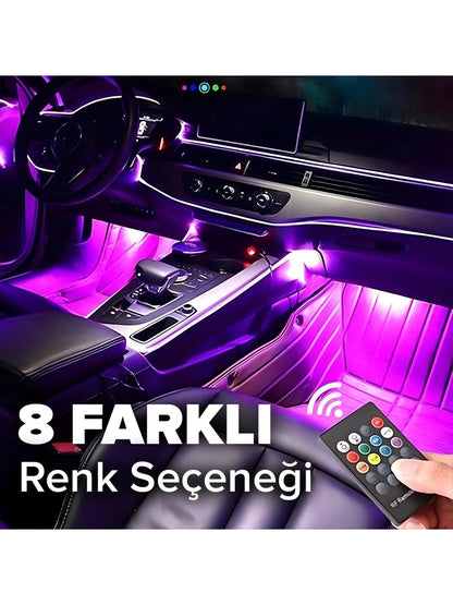 Ayak Altı Sese Ve Müziğe Duyarlı Led